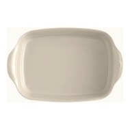 Travessa 29,5cm Por 19cm Refratária Retangular Areia